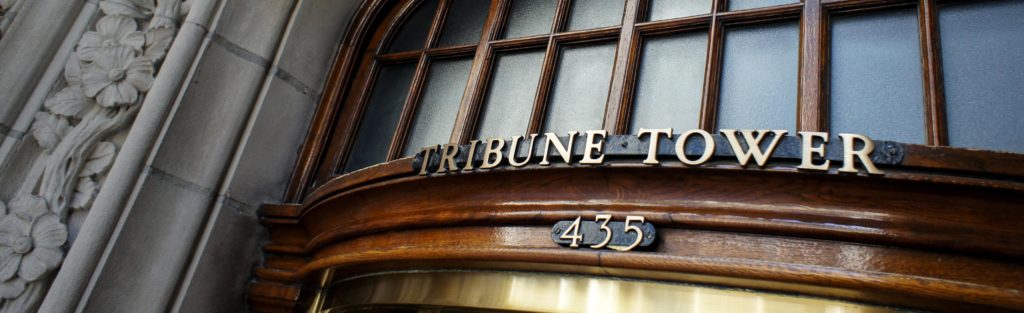 Tribune Tower Entrance